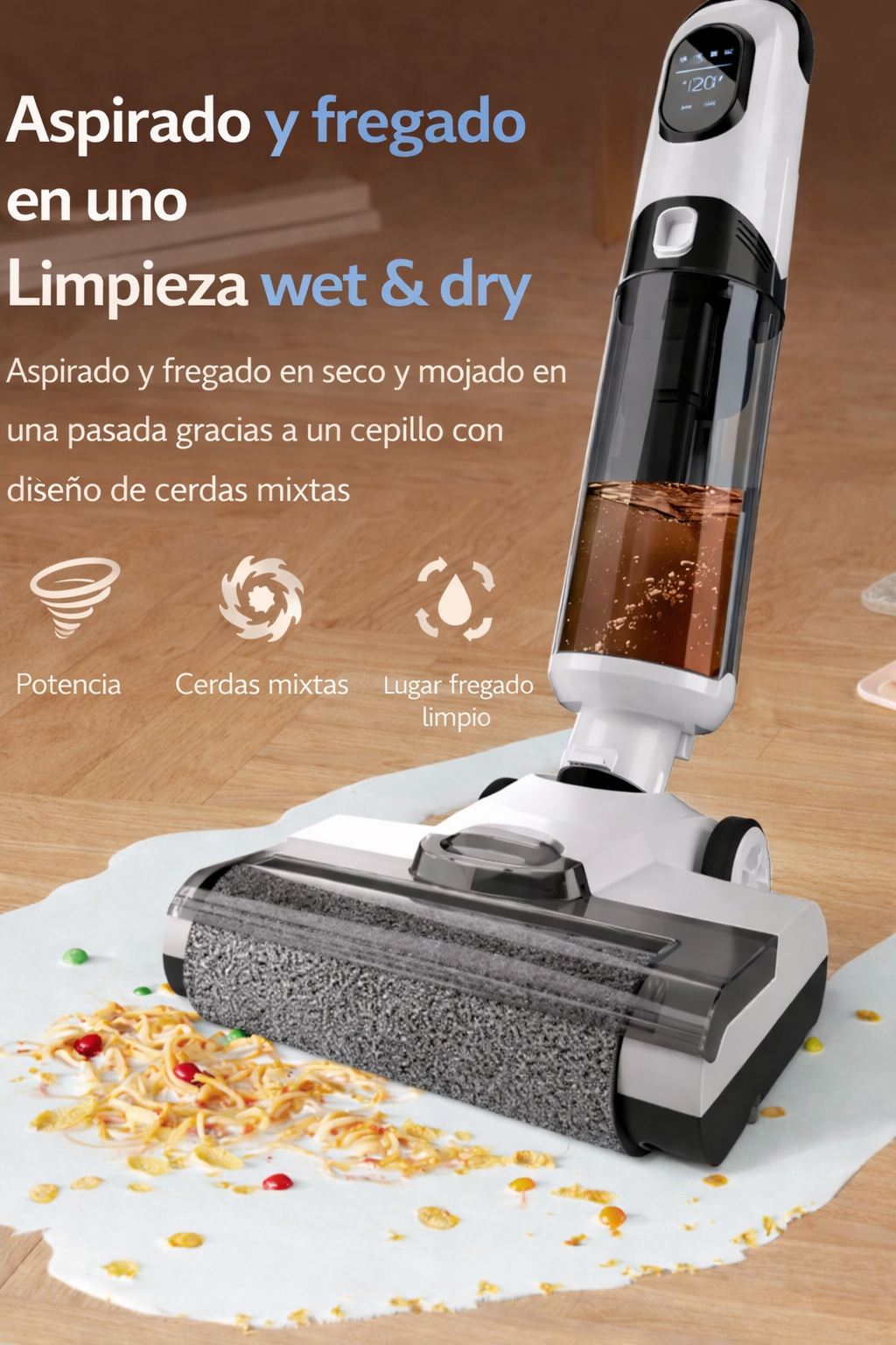 T8 Aspiradora Fregadora 3 en 1