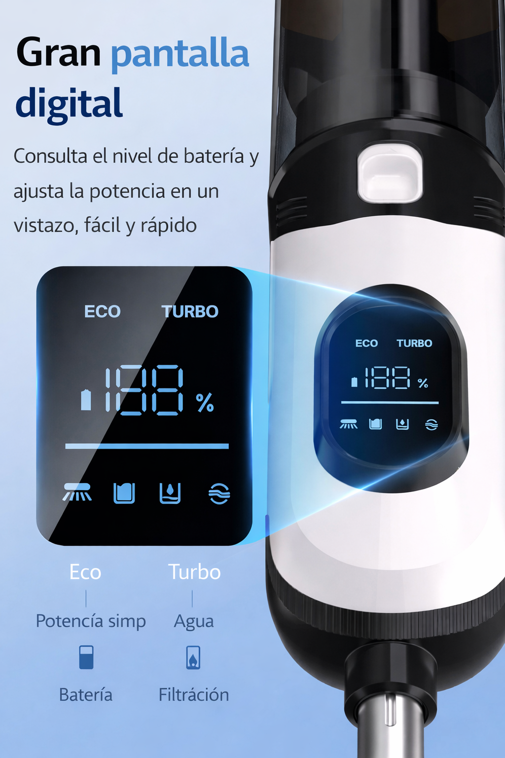 T8 Aspiradora Fregadora 3 en 1